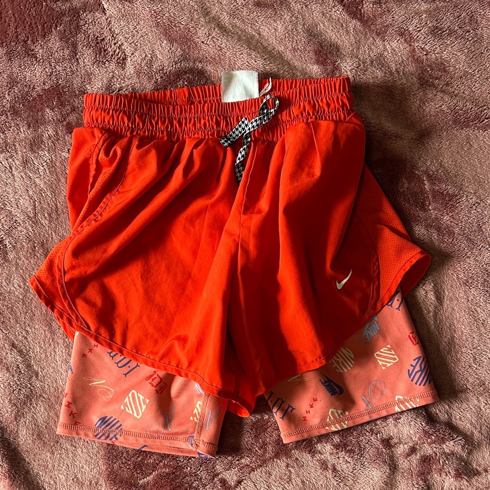 Nike Red Dri-FIT Athletic Shorts